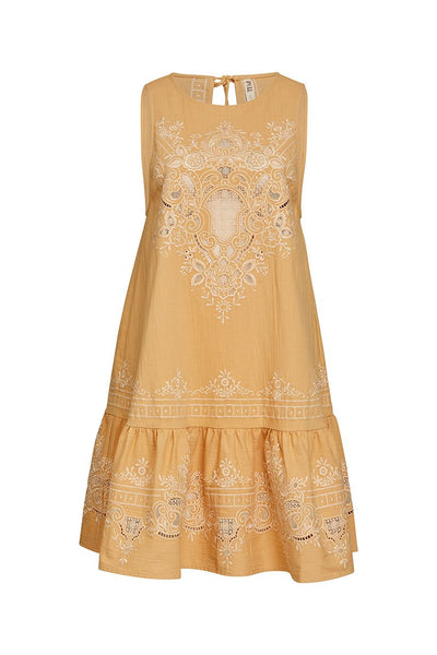 Darling Embroidery Mini Dress Malt Shop Nepenthe