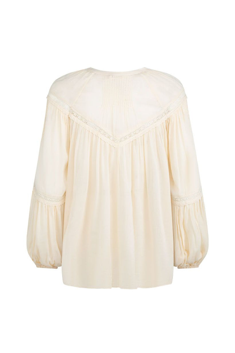 Teodora Blouse - White Smoke