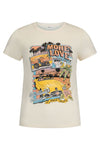 Coastline Cruisin' Shrunken Tee - Vintage Cream