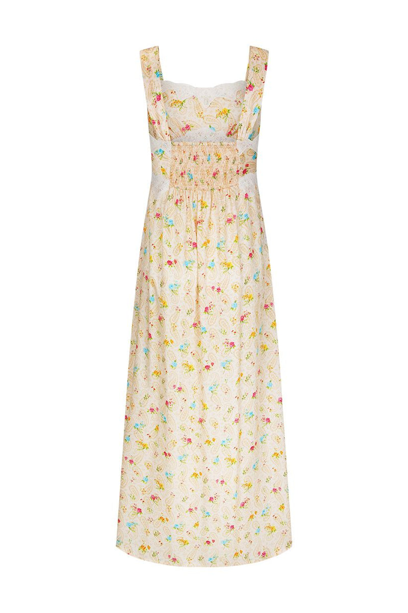 Fleur Slip Dress - Macaroon