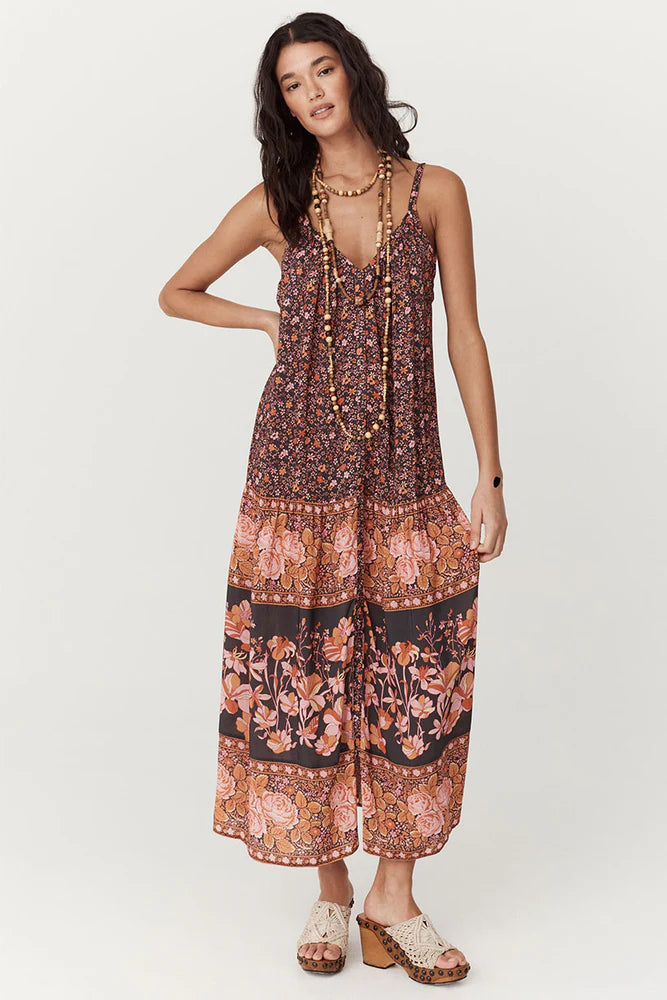 Love Jetty Strappy Maxi Dress - Balmy Nights