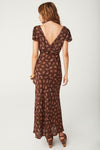 Melody Bias Maxi Dress - Antique Walnut