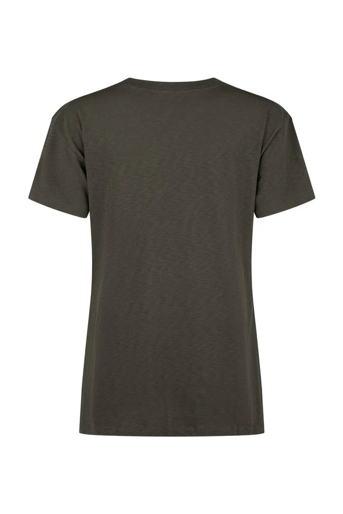 Coco Cantina Biker Tee - Charcoal