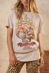 Coco Cantina Biker Tee - Taupe