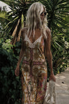 Lovers & Dreamers Strappy Maxi Dress - Champagne Peach