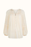 Teodora Blouse - White Smoke