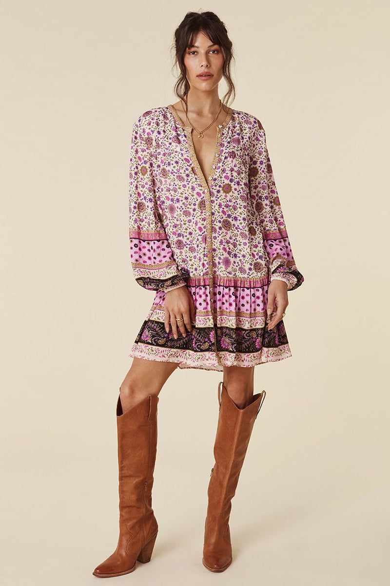 Lady Untamed Tunic Dress - Lavender