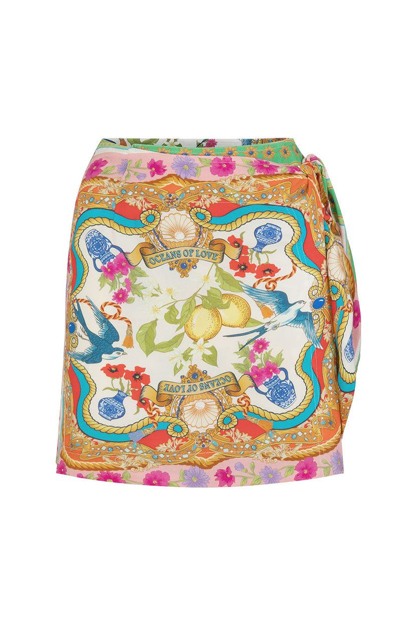 Maddelena Wrap Skirt - Mosaic