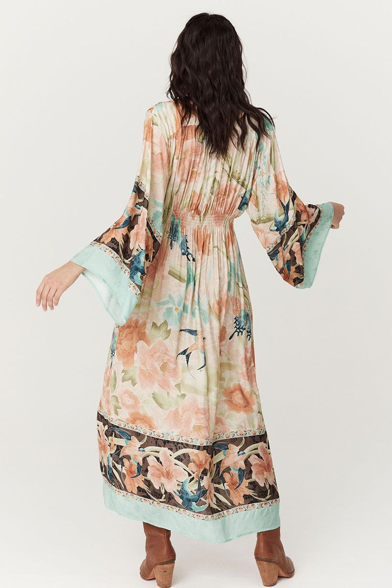 Painters Garden Gown - Seafoam