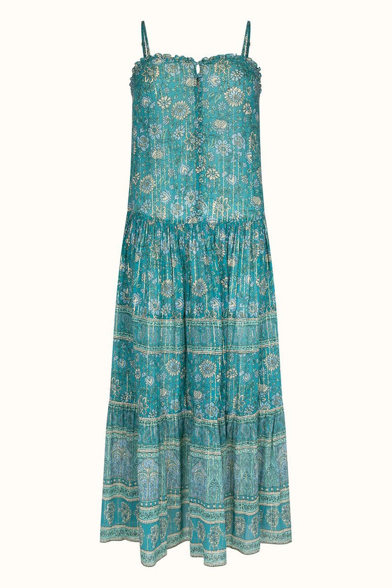 Elysian Strappy Maxi Dress - Jade