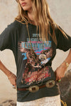 Elysian Biker Tee - Charcoal