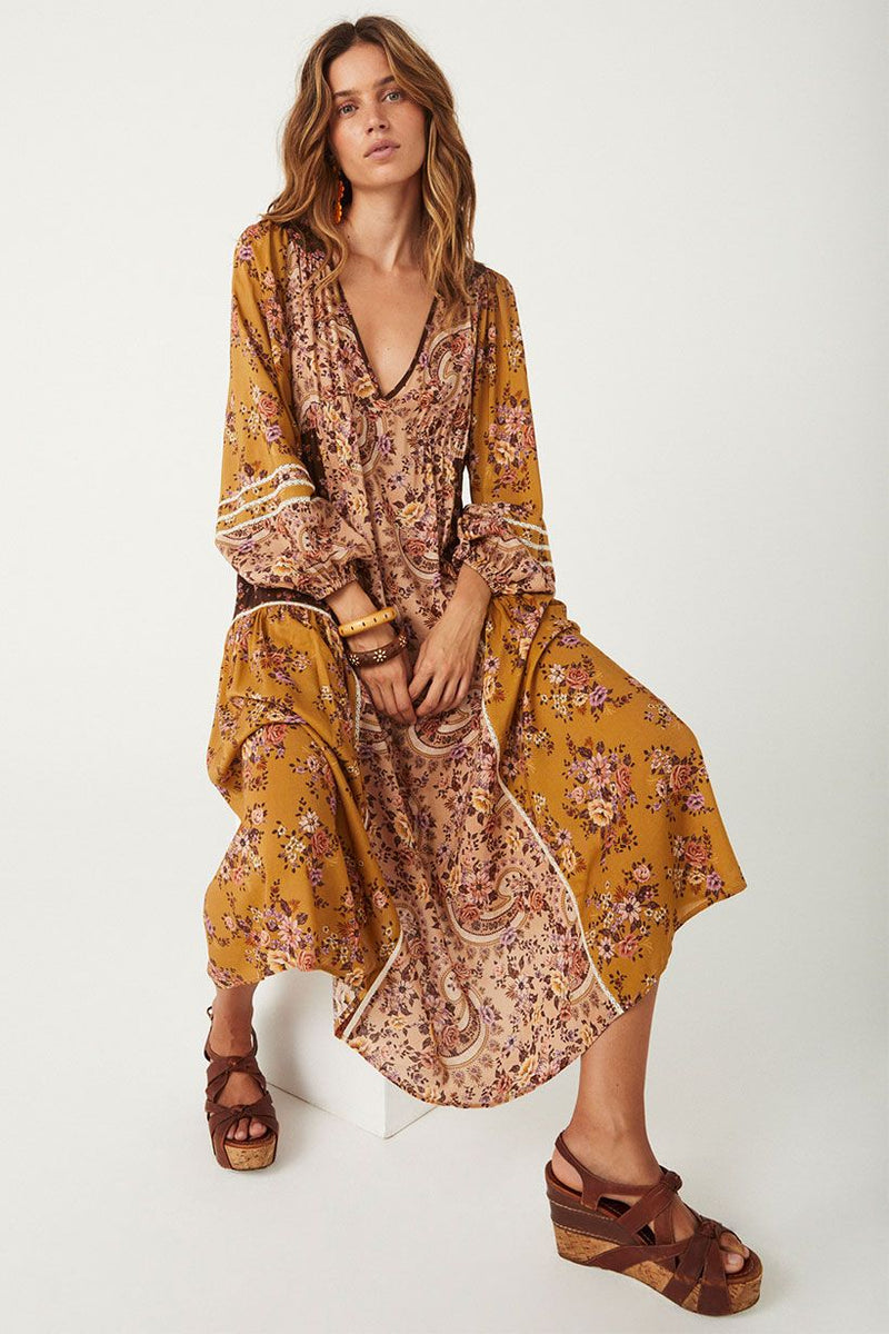 Melody Midi Dress - Woodstock