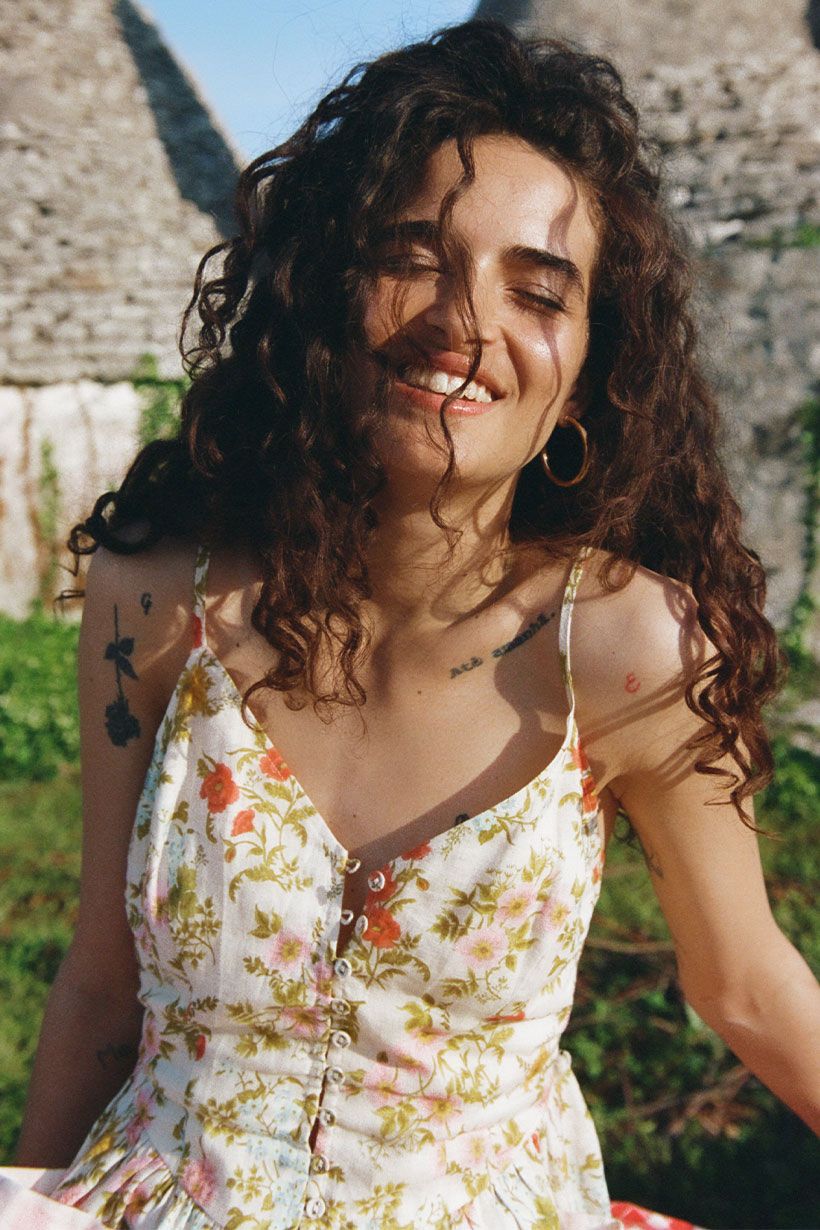 spell flora linen midi dress Flora Linen Midi Dress La Tre Clothing