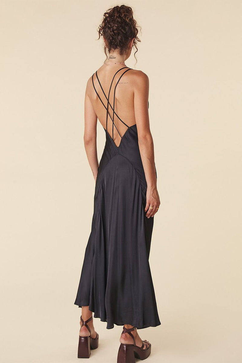 Boudoir Slip Dress - Noir