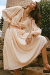 Amira Smock Skirt - Apricot
