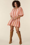 Carnival Tunic Dress - Sherbert Stripe