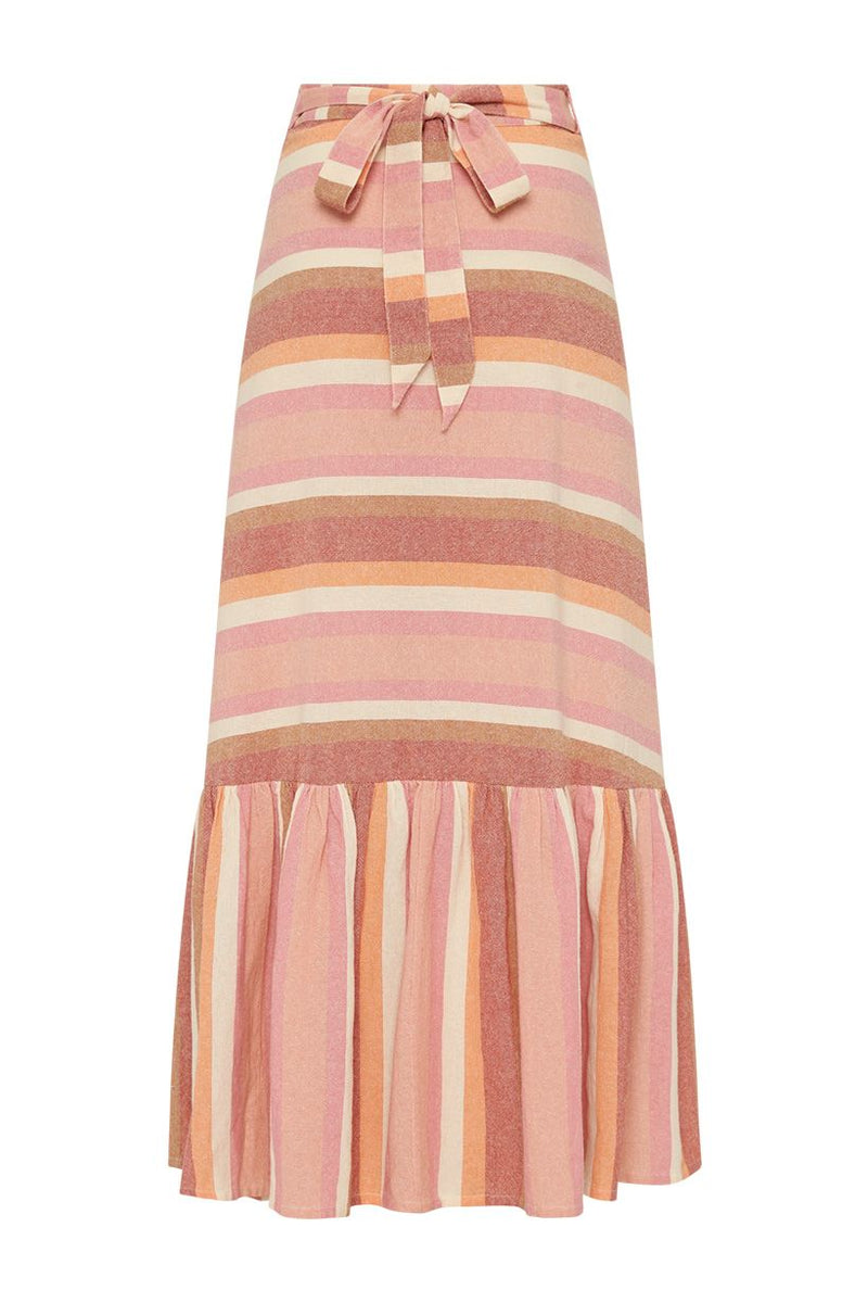 Carnival Wrap Skirt - Sherbert Stripe