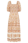 Juniper Shirred Dress - Cream
