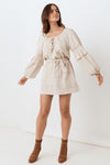 Lola Tunic Dress - Biscuit (4504261853265)