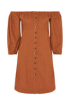 Rani Mini Dress - Copper (4504278138961)