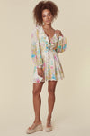Lei Lei Frill Playdress - Cream Floral