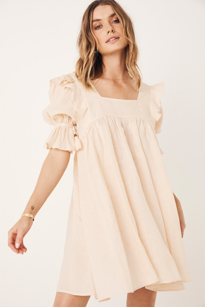 meggie linen mini dress Maura on LTK