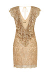 Nina Shift Dress - Bronze (4385450819665)