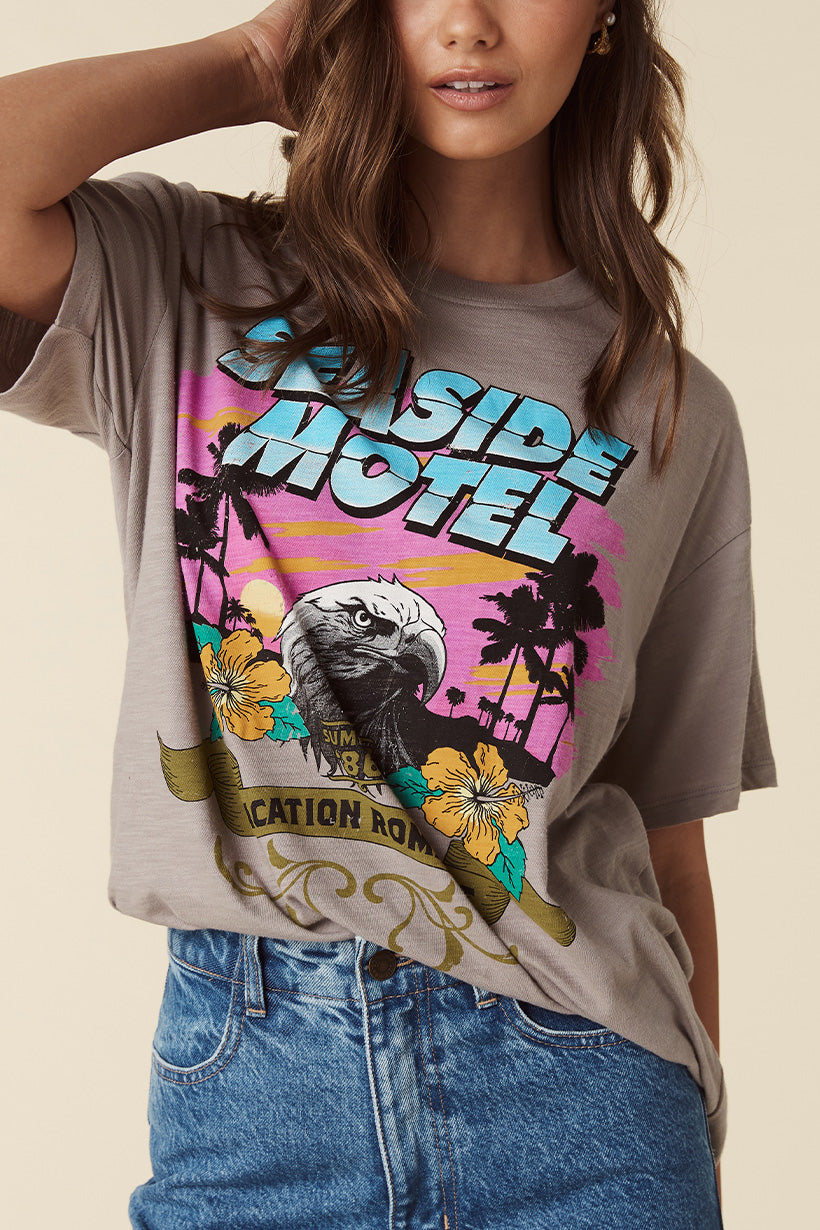 Seaside Motel Biker Tee