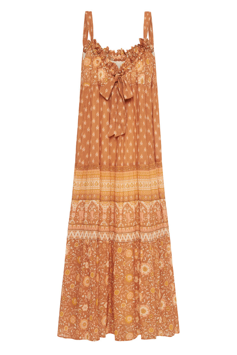 Utopia Strappy Sundress - Cinnamon