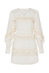 Suki Mini Party Dress - White (3697686904896)