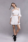 Lilou Applique Dress - White (2760882225216)