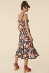 Sangria Midi Skirt - Nightshade