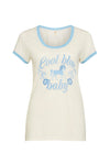 Cool Blue Baby Tee - White (2761505407040)