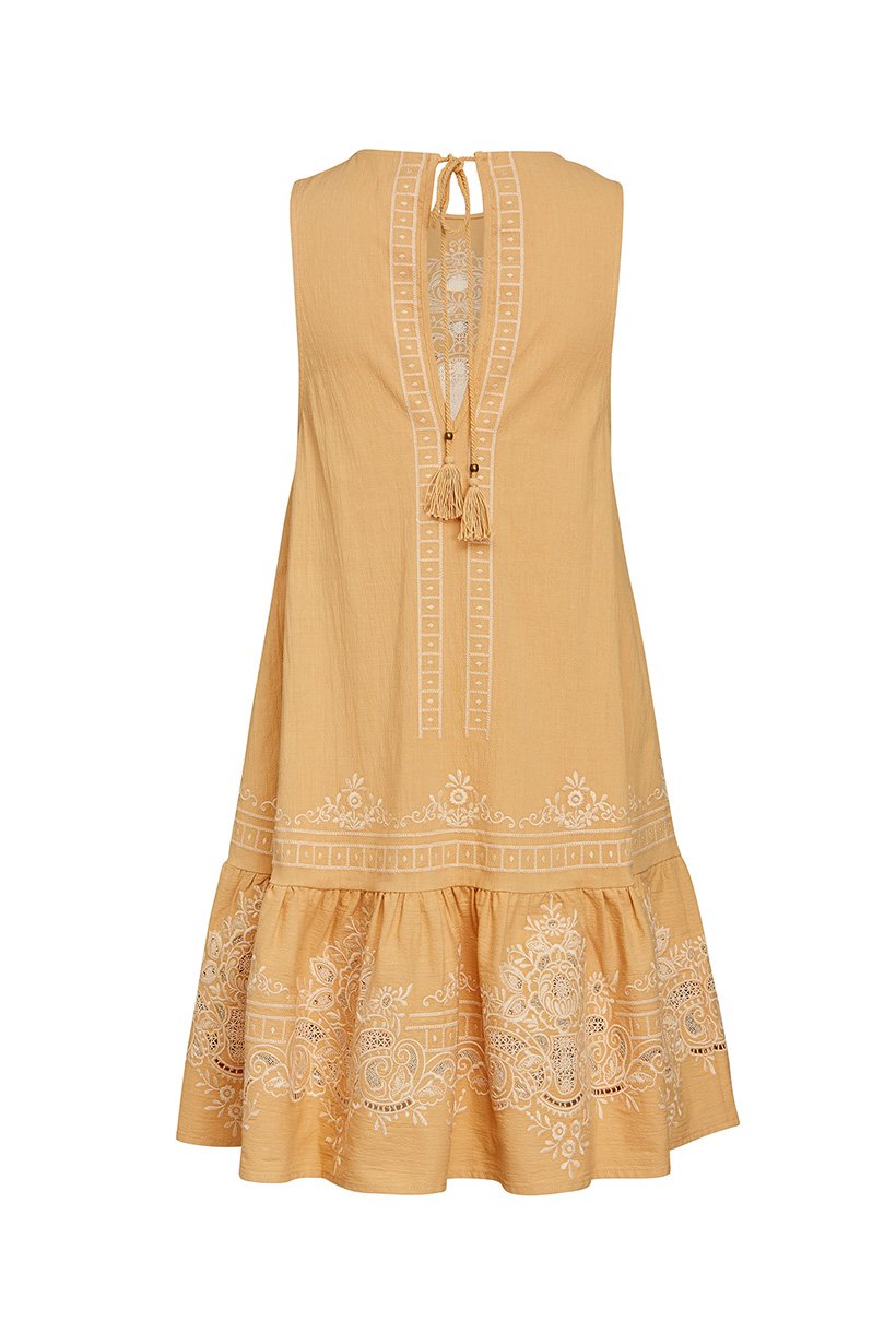 Darling Embroidery Mini Dress - Malt Shop Nepenthe Darling Embroidery Mini Dress - Malt Shop Nepenthe
