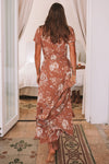Rosa Garden Party Dress - Camel (2761694216256)