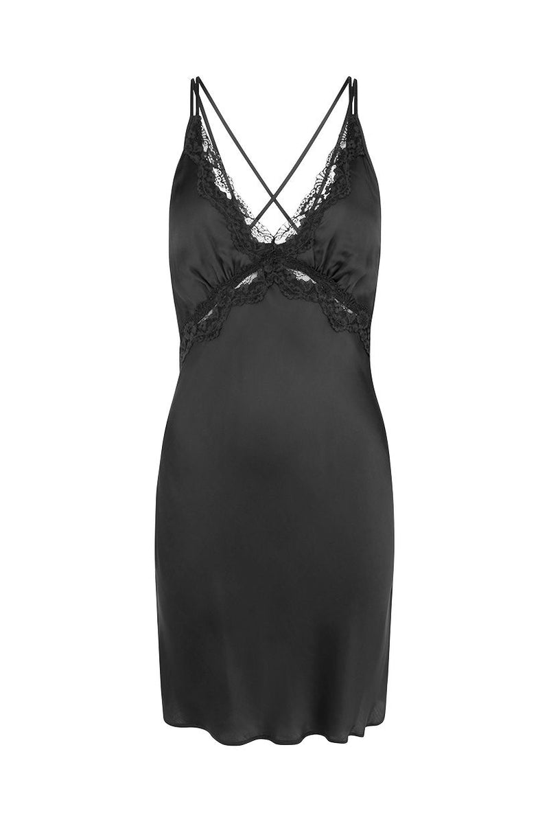 Boudoir Mini Dress - Noir